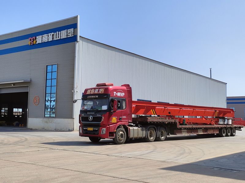 電動葫蘆門式起重機  MHxh10t—14m 外懸3.5/1.5m 制作完成，發往青海交付客戶使用